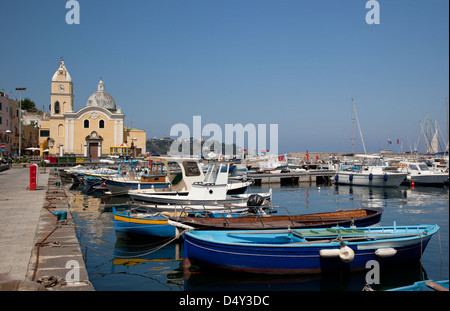 L'île de Procida, Naples, Italie. Banque D'Images