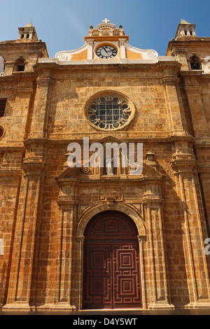 Dans l'église de Santa Clara Cartagena de Indias. Colombie Banque D'Images