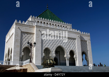 L'Afrique, Maroc, Rabat. Mausolée de Mohammed V. Banque D'Images