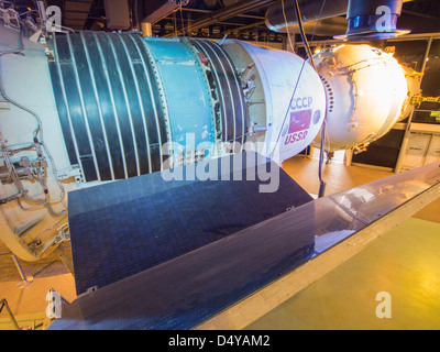 1960 Un vaisseau spatial russe Soyouz dans le National Space Centre de Leicester, UK. Banque D'Images