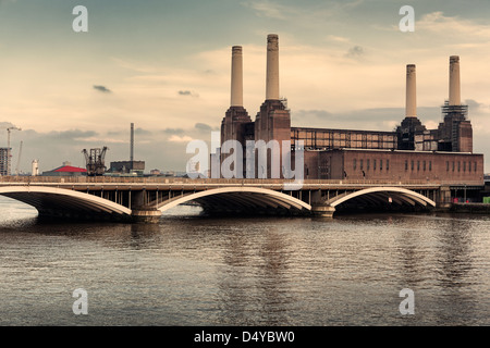 Battersea Power Station, Londres, Angleterre Banque D'Images