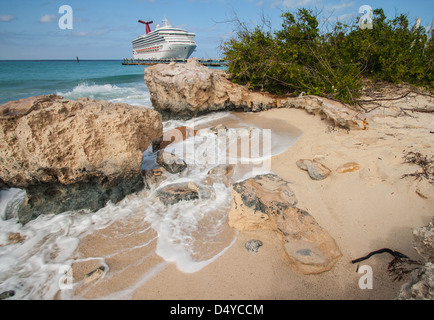 Photo prise à Gran Turk, des Caraïbes. Banque D'Images