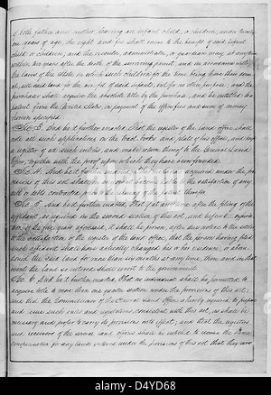 Loi du 20 mai 1862 (Homestead Act), Droit public 37-64 (12 392) STAT., 20/05/1862 - 20/05/1862, Page 3 de 4 Banque D'Images