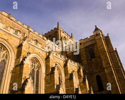 Vue extérieure de la cathédrale de Ripon dans North Yorkshire Angleterre Banque D'Images