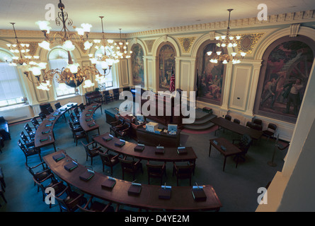 Elk281-1023 New Hampshire, Concord, NH State Capitol, Sénat Banque D'Images