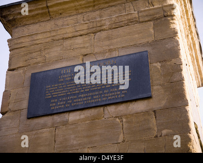 Signes en ville de Ripon North Yorkshire Angleterre Banque D'Images