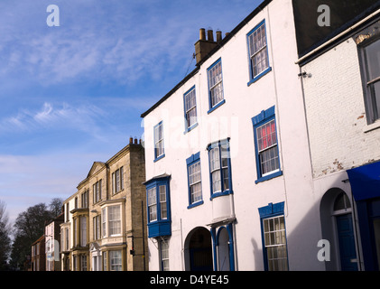 Bâtiments géorgiens dans la ville de Ripon Yorkshire du Nord, une ancienne ville thermale en Angleterre Banque D'Images