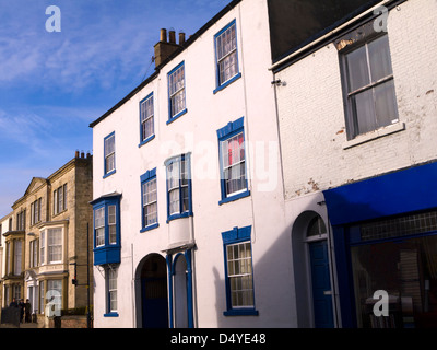 Bâtiments géorgiens dans la ville de Ripon Yorkshire du Nord, une ancienne ville thermale en Angleterre Banque D'Images