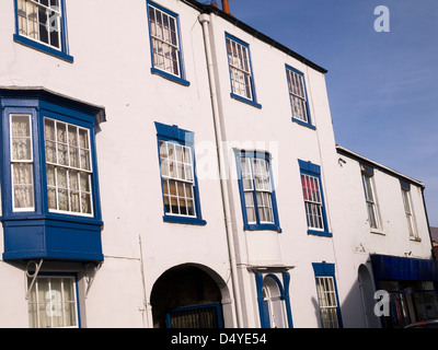 Bâtiments géorgiens dans la ville de Ripon Yorkshire du Nord, une ancienne ville thermale en Angleterre Banque D'Images