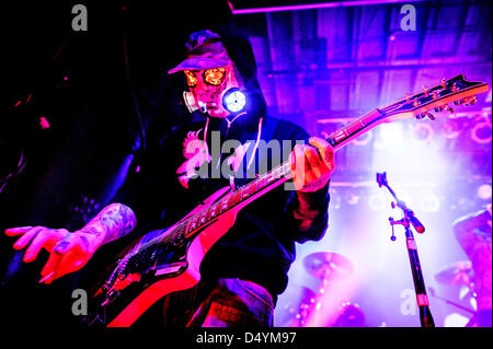 Toronto, Ontario, Canada. Le 20 mars 2013. Groupe de rock rap américain Hollywood Undead a effectué un show au Phoenix Theatre dans TorontoCredit : Image Crédit : Igor Vidyashev ZUMAPRESS.com/Alamy/Live News Banque D'Images