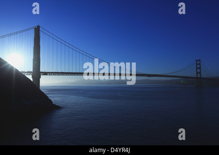 Vue sur le Golden Gate Bridge Banque D'Images