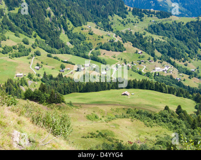 Val d'Arly, Savoie, France Banque D'Images