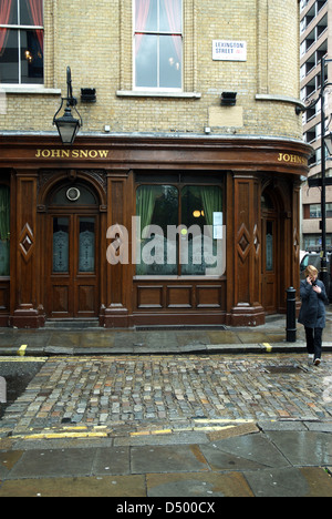 John Snow, pub, Broadwick Street, Soho London UK Banque D'Images