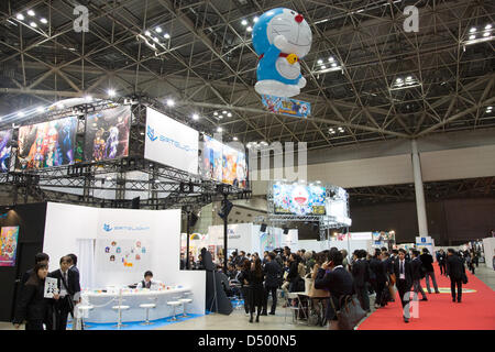 Tokyo, Japon. Le 21 mars 2013. Le Tokyo International Anime Fair 2013, une exposition pour les Cosplayers du monde et de l'animation les geeks, se mettra en branle le jeudi 21 mars 2013. L'exposition, le plus grand du genre dans le monde, devrait attirer plus de 100 000 visiteurs durant les quatre jours au Tokyo Big Sight. Credit : AFLO/Alamy Live News Banque D'Images