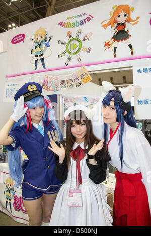 Tokyo, Japon. Le 21 mars 2013. Le Tokyo International Anime Fair 2013, une exposition pour les Cosplayers du monde et de l'animation les geeks, se mettra en branle le jeudi 21 mars 2013. L'exposition, le plus grand du genre dans le monde, devrait attirer plus de 100 000 visiteurs durant les quatre jours au Tokyo Big Sight. Credit : AFLO/Alamy Live News Banque D'Images