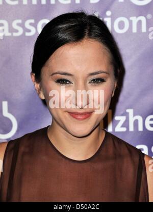 Los Angeles, Californie, USA. Le 20 mars 2013. Zelda Williams au 21e Congrès annuel des arrivées pour UNE NUIT UN SARDI's Gala de l'Alzheimer's Association, le Beverly Hilton Hotel, Los Angeles, CA le 20 mars 2013. Photo par : Dee Cercone/Everett Collection/dpa/Alamy Live News Banque D'Images