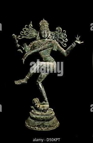 Nataraja 13e 100 ANNONCE Punganur Thanjavur Bronze hindou de l'Inde Banque D'Images