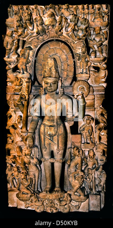 Kenauj Changdella Vishnu Inde centrale dynastie hindoue Hindouisme Inde AD 1000 Banque D'Images