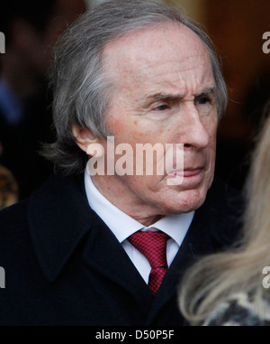 18/01/2013. London Sir Jackie Stewart, au service commémoratif pour le professeur Sid Watkins, ancien délégué médical de Formule Un Banque D'Images