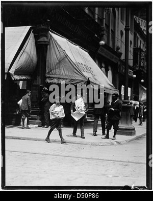 Vente d'élèves absentéistes. Saturday Evening Post. 10:30 St Louis, MO, Mai 1910 Banque D'Images