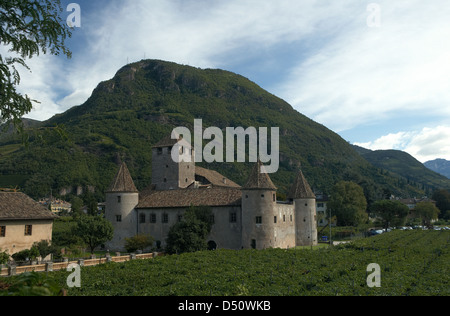 Bolzano, Italie, Maretsch Castle Banque D'Images