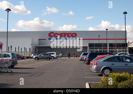 Magasin Costco Wholesale, Torrington Avenue, Coventry, Royaume-Uni Banque D'Images