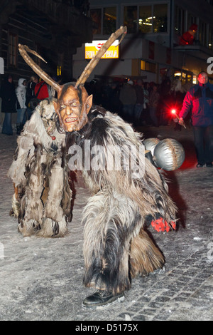 Radenthein, Autriche, Krampus Radenthein Banque D'Images