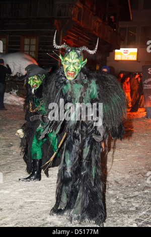 Radenthein, Autriche, Krampus Radenthein Banque D'Images