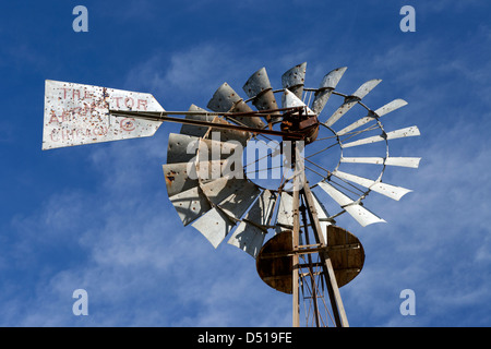 Moulin à Telegraph City dans le comté de Calaveras en Californie. Banque D'Images