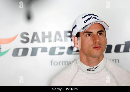 Sport Automobile : Championnat du Monde de Formule 1 de la FIA 2013, Grand Prix de Malaisie, # 15 Adrian Sutil (GER, Sahara Force India F1 Team), Banque D'Images