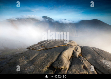 Les montagnes de Mourne, Irlande du Nord Banque D'Images