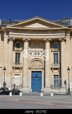 Bâtiment de l'Université de la Faculté de Droit de Paris, Place du Panthéon, Paris, France. Banque D'Images