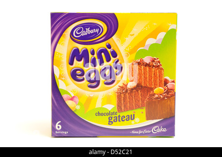 Mini Gateau,oeufs Cadbury. Banque D'Images