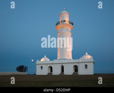 Le phare de Macquarie est le plus long site phare d'Australie.Vaucluse Sydney Australie Banque D'Images