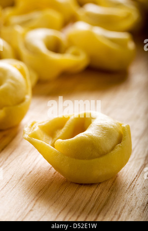 Raviolis à sec, pâtes traditionnelles italiennes Banque D'Images