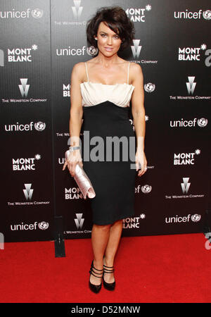 L'actrice Kelly Carlson arrive à la charité Montblanc Cocktail offert par la Weinstein Company au profit de l'UNICEF a tenu à Soho House à Los Angeles, USA, 06 mars 2010. Photo : Hubert Boesl Banque D'Images