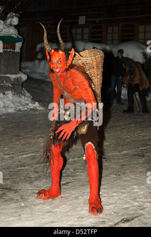 Radenthein, Autriche, Krampus Radenthein Banque D'Images