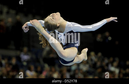 Liverpool, Royaume-Uni. 22 mars 2013. Championnats britannique Liverpool Echo Arena 22.3.13 Championnats britannique Junior. Tara Donnelly. Credit : ALAN EDWARDS / Alamy Live News Banque D'Images