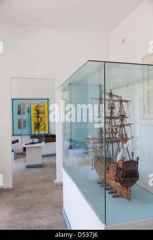 Cuba, Cienfuegos, Cienfuegos Province, Museo Historico Nacional Naval, musée naval. Banque D'Images