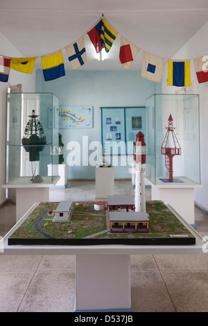 Cuba, Cienfuegos, Cienfuegos Province, Museo Historico Nacional Naval, musée naval. Banque D'Images