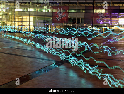 Vitesse de la lumière, Salford 2013 Banque D'Images