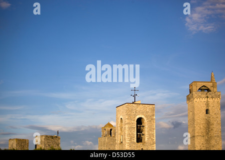 Les tours de San Gimignano, Toscane, Italie Banque D'Images