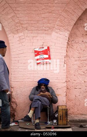 Les sections locales de Marrakech, Maroc Banque D'Images