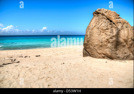 Anse Intendance Beach sur l'île de Mahé, Seychelles Banque D'Images