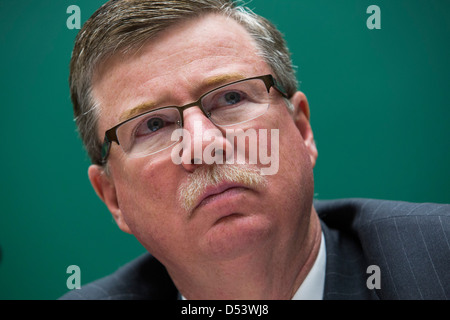 Mike Rippey, président-directeur général d'ArcelorMittal France. Banque D'Images