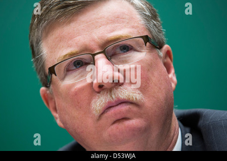 Mike Rippey, président-directeur général d'ArcelorMittal France. Banque D'Images