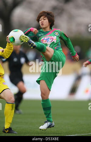 Nanase Kiryu (Beleza), le 23 mars 2013 - Football : Football /Plenus Nadeshiko League entre 2013 Kibikokusaidaigaku NTV Beleza FC 2-0 Stade Ajinomoto au charme West Field, Tokyo, Japon. (Photo de YUTAKA/AFLO SPORT) [1040] Banque D'Images