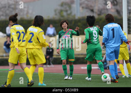 Nanase Kiryu (Beleza), le 23 mars 2013 - Football : Football /Plenus Nadeshiko League entre 2013 Kibikokusaidaigaku NTV Beleza FC 2-0 Stade Ajinomoto au charme West Field, Tokyo, Japon. (Photo de YUTAKA/AFLO SPORT) [1040] Banque D'Images