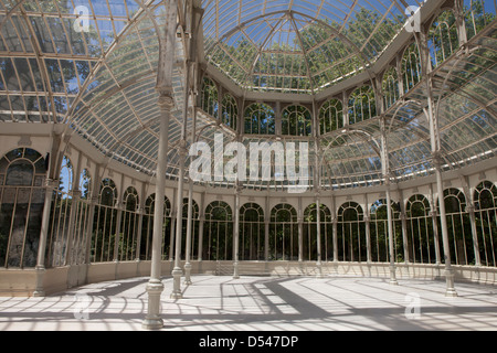Crystal Palace, Parque del Buen Retiro, Madrid, Espagne Banque D'Images