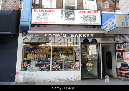Yaya's Bakery à 28-46 31e St. à Astoria, Queens. 23 mars, 2013 Banque D'Images